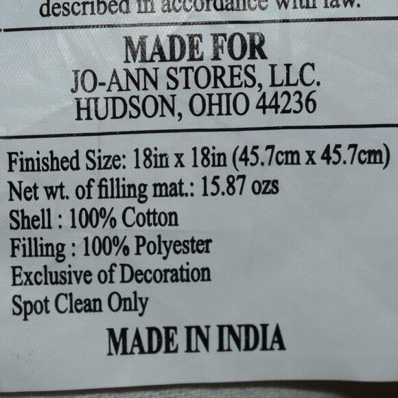 Joann White Ruffle Edge Spring Country Cottage Carrot Throw Pillow Home Decor - Picture 12 of 12